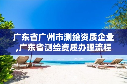 广东省广州市测绘资质企业,广东省测绘资质办理流程