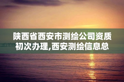 陕西省西安市测绘公司资质初次办理,西安测绘信息总站