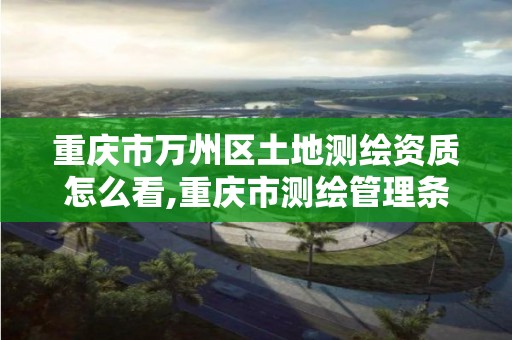 重庆市万州区土地测绘资质怎么看,重庆市测绘管理条例