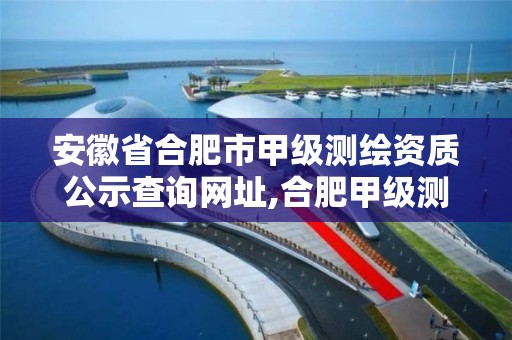 安徽省合肥市甲级测绘资质公示查询网址,合肥甲级测绘公司。