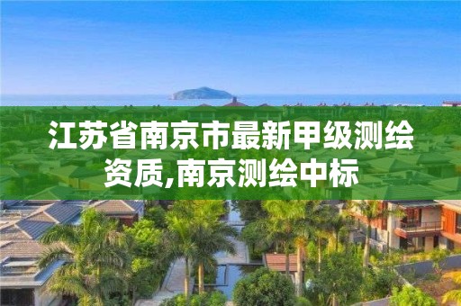 江苏省南京市最新甲级测绘资质,南京测绘中标