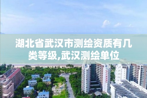 湖北省武汉市测绘资质有几类等级,武汉测绘单位