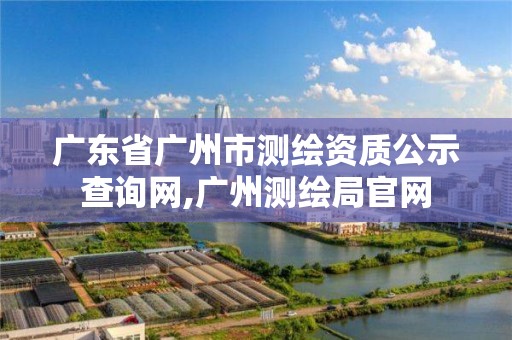 广东省广州市测绘资质公示查询网,广州测绘局官网