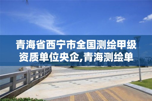 青海省西宁市全国测绘甲级资质单位央企,青海测绘单位招聘。