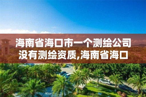 海南省海口市一个测绘公司没有测绘资质,海南省海口市一个测绘公司没有测绘资质