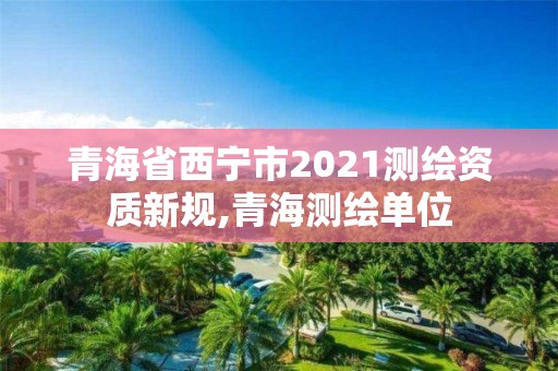 青海省西宁市2021测绘资质新规,青海测绘单位