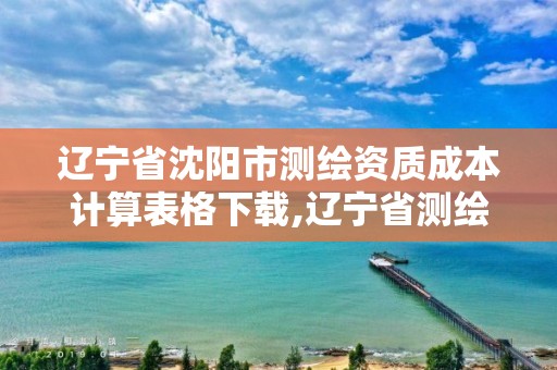 辽宁省沈阳市测绘资质成本计算表格下载,辽宁省测绘收费标准。