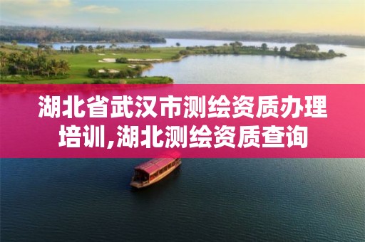 湖北省武汉市测绘资质办理培训,湖北测绘资质查询