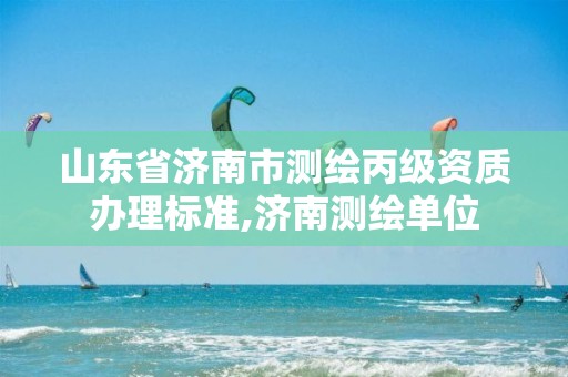 山东省济南市测绘丙级资质办理标准,济南测绘单位