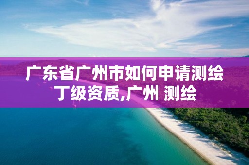 广东省广州市如何申请测绘丁级资质,广州 测绘