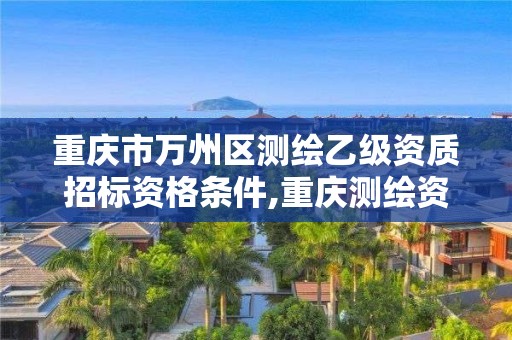 重庆市万州区测绘乙级资质招标资格条件,重庆测绘资质办理。