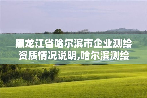 黑龙江省哈尔滨市企业测绘资质情况说明,哈尔滨测绘局怎么样