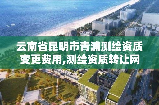 云南省昆明市青浦测绘资质变更费用,测绘资质转让网