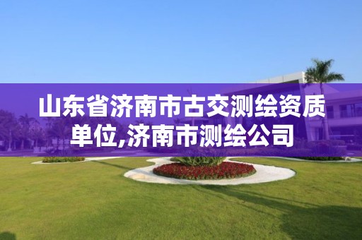 山东省济南市古交测绘资质单位,济南市测绘公司