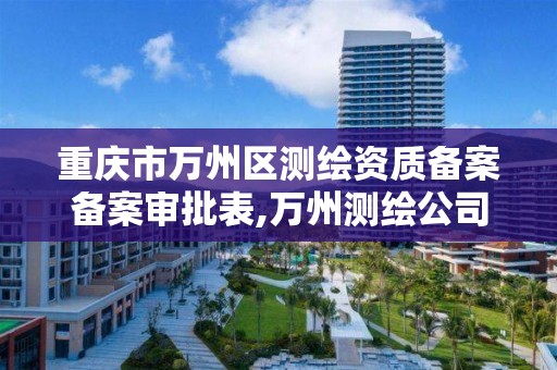 重庆市万州区测绘资质备案备案审批表,万州测绘公司。