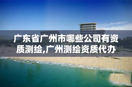 广东省广州市哪些公司有资质测绘,广州测绘资质代办