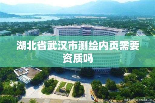 湖北省武汉市测绘内页需要资质吗