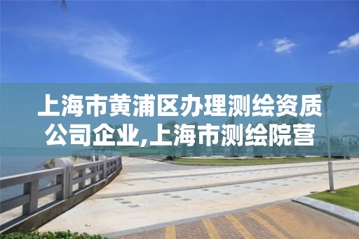 上海市黄浦区办理测绘资质公司企业,上海市测绘院营业时间