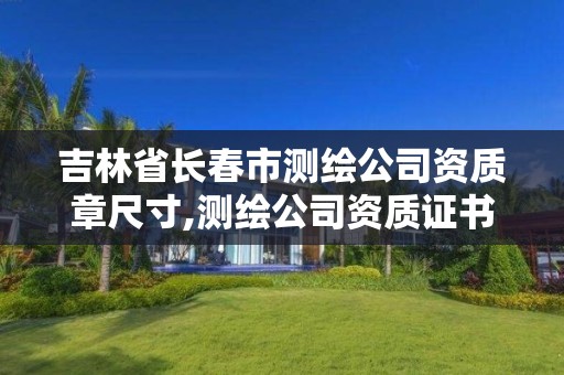 吉林省长春市测绘公司资质章尺寸,测绘公司资质证书