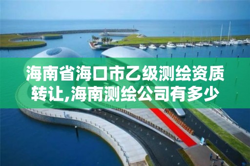 海南省海口市乙级测绘资质转让,海南测绘公司有多少家