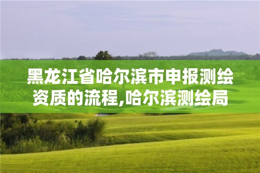 黑龙江省哈尔滨市申报测绘资质的流程,哈尔滨测绘局招聘信息