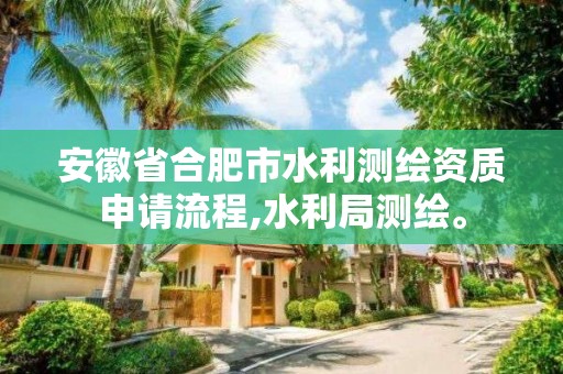 安徽省合肥市水利测绘资质申请流程,水利局测绘。