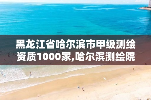 黑龙江省哈尔滨市甲级测绘资质1000家,哈尔滨测绘院地址