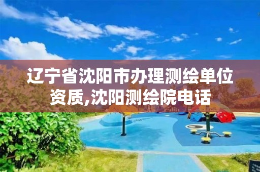 辽宁省沈阳市办理测绘单位资质,沈阳测绘院电话