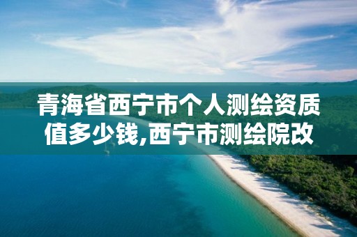 青海省西宁市个人测绘资质值多少钱,西宁市测绘院改企业。