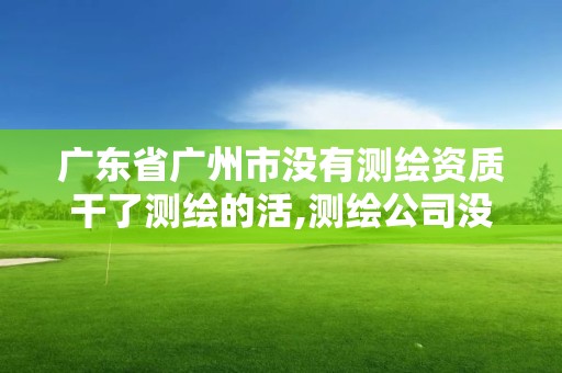 广东省广州市没有测绘资质干了测绘的活,测绘公司没有资质可以开展业务吗