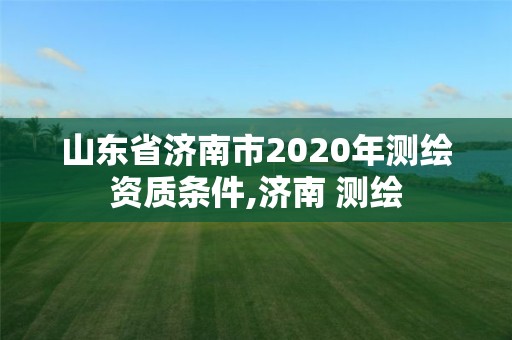 山东省济南市2020年测绘资质条件,济南 测绘