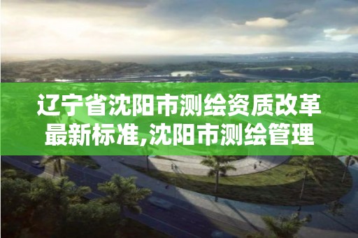 辽宁省沈阳市测绘资质改革最新标准,沈阳市测绘管理办公室