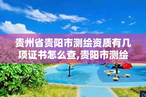 贵州省贵阳市测绘资质有几项证书怎么查,贵阳市测绘公司。