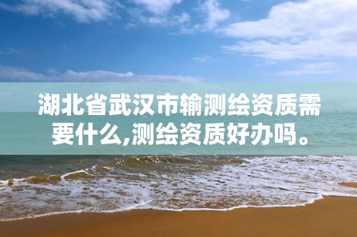 湖北省武汉市输测绘资质需要什么,测绘资质好办吗。