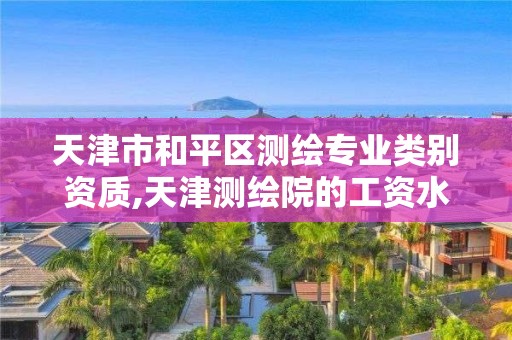 天津市和平区测绘专业类别资质,天津测绘院的工资水平