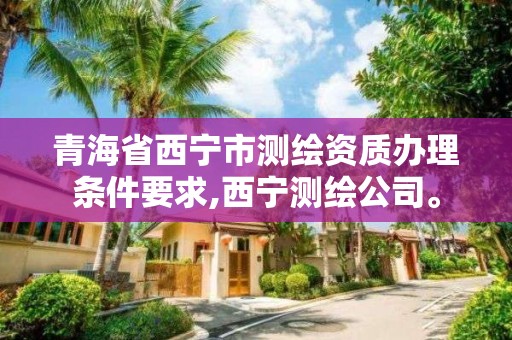 青海省西宁市测绘资质办理条件要求,西宁测绘公司。