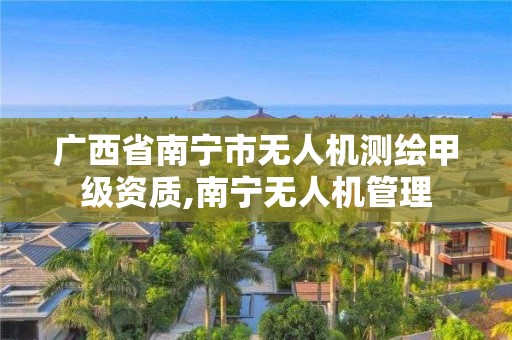 广西省南宁市无人机测绘甲级资质,南宁无人机管理