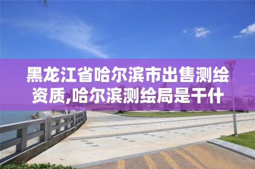 黑龙江省哈尔滨市出售测绘资质,哈尔滨测绘局是干什么的