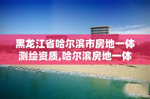 黑龙江省哈尔滨市房地一体测绘资质,哈尔滨房地一体确权登记新闻