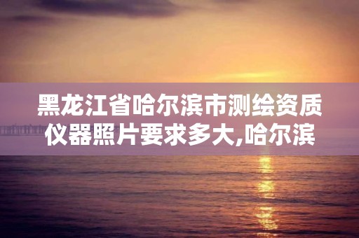 黑龙江省哈尔滨市测绘资质仪器照片要求多大,哈尔滨测绘公司有哪些。