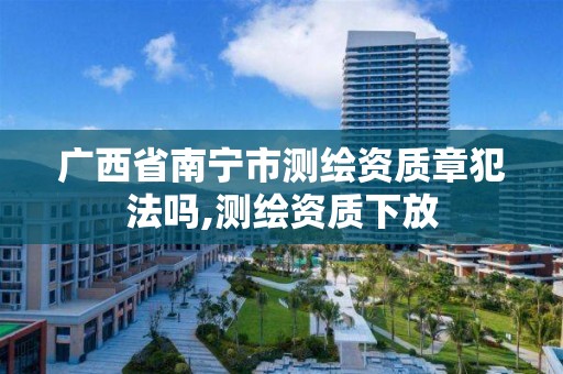 广西省南宁市测绘资质章犯法吗,测绘资质下放