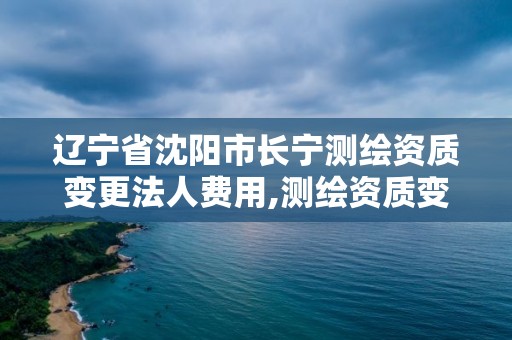 辽宁省沈阳市长宁测绘资质变更法人费用,测绘资质变更法人流程。