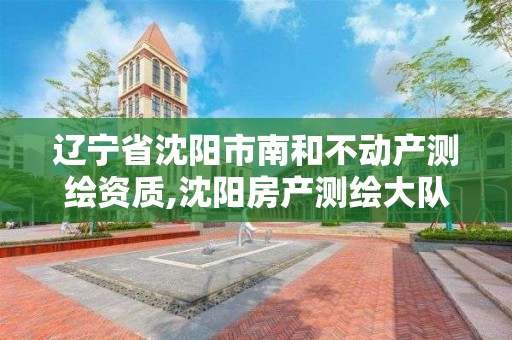 辽宁省沈阳市南和不动产测绘资质,沈阳房产测绘大队