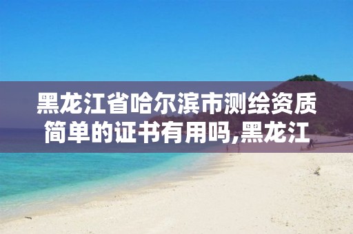 黑龙江省哈尔滨市测绘资质简单的证书有用吗,黑龙江省测绘资质延期通知。