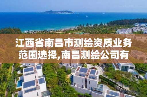 江西省南昌市测绘资质业务范围选择,南昌测绘公司有哪些。