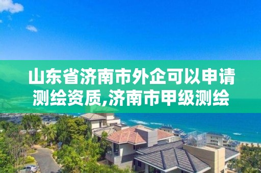 山东省济南市外企可以申请测绘资质,济南市甲级测绘资质单位