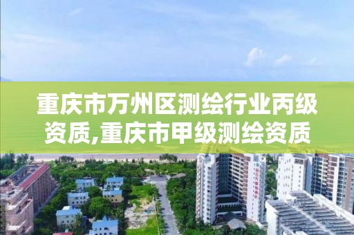 重庆市万州区测绘行业丙级资质,重庆市甲级测绘资质单位