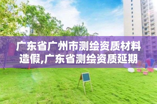 广东省广州市测绘资质材料造假,广东省测绘资质延期