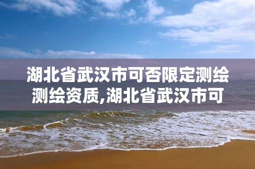 湖北省武汉市可否限定测绘测绘资质,湖北省武汉市可否限定测绘测绘资质公司