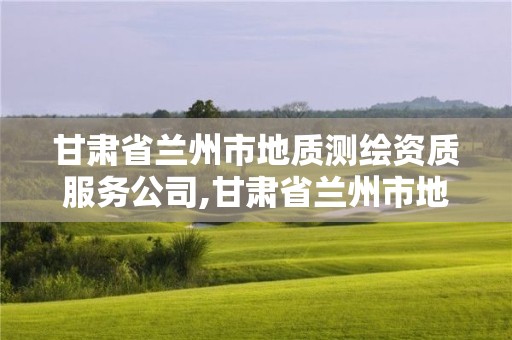 甘肃省兰州市地质测绘资质服务公司,甘肃省兰州市地质测绘资质服务公司有哪些